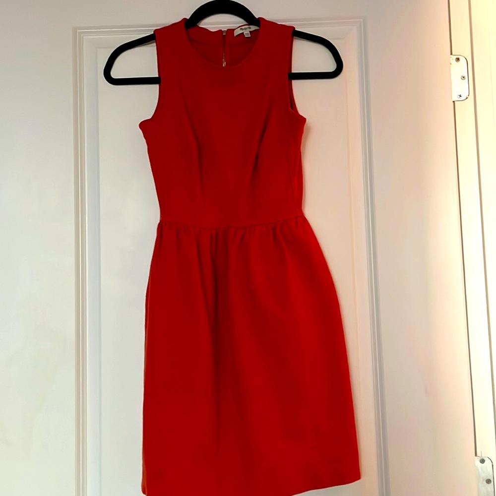Madewell afternoon dress in chili pepper
